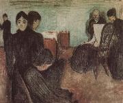 Edvard Munch Death painting